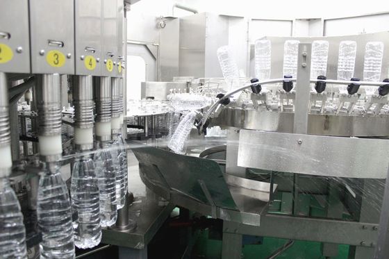 12000 BPH 500ml machines de remplissage d'eau en bouteille de l'acier inoxydable