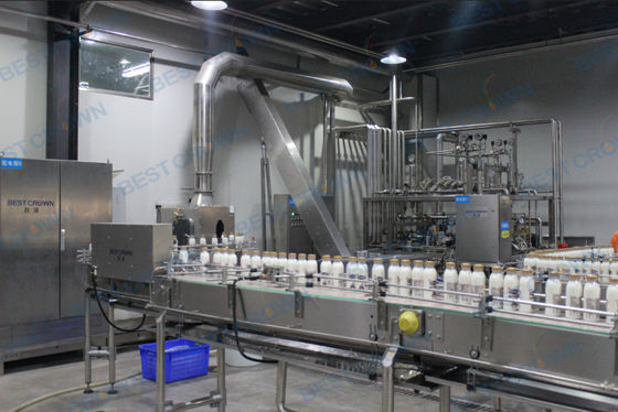 Machine de remplissage automatique aseptique de lait de la bouteille 15000-48000 Bph sans contact